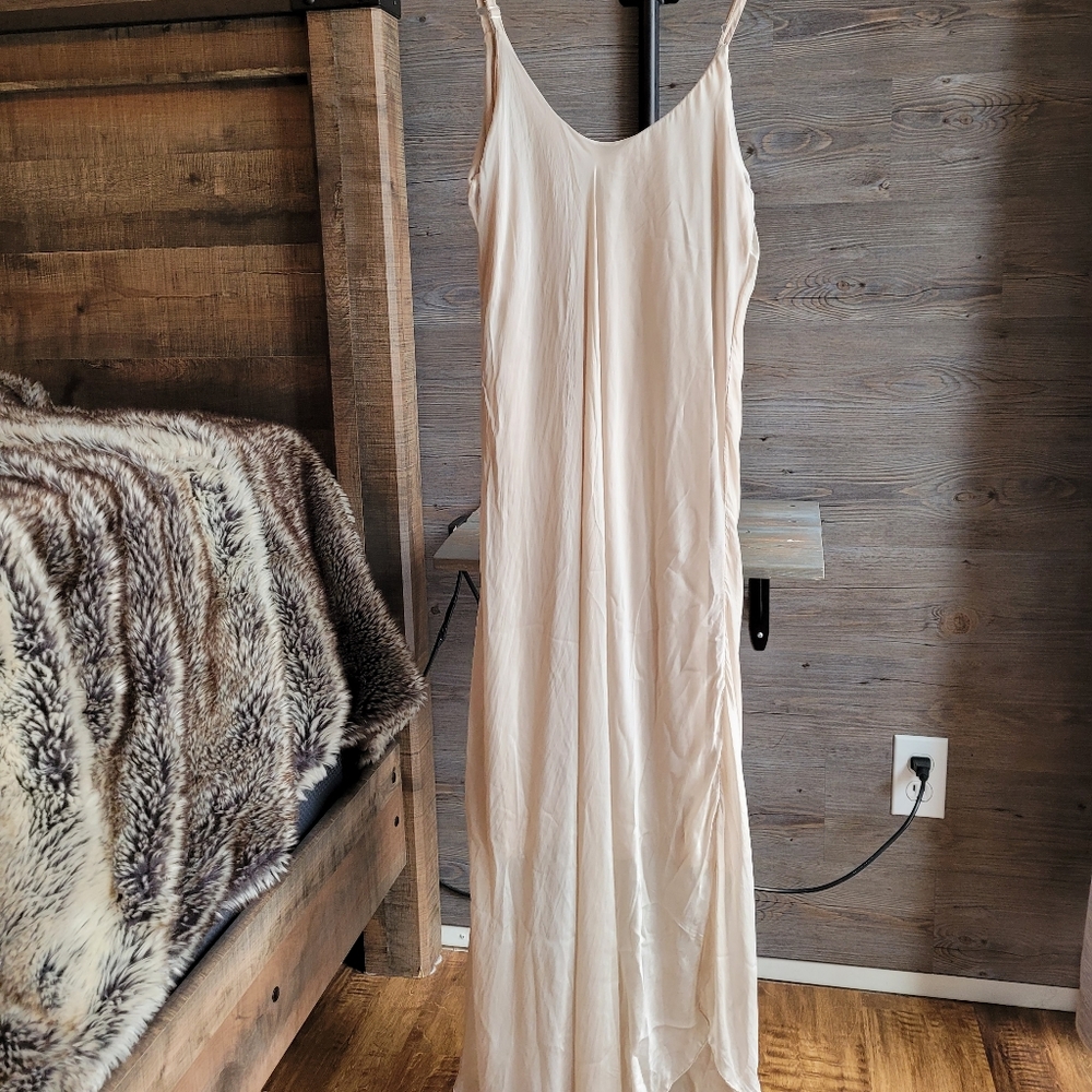 Silk full length dress